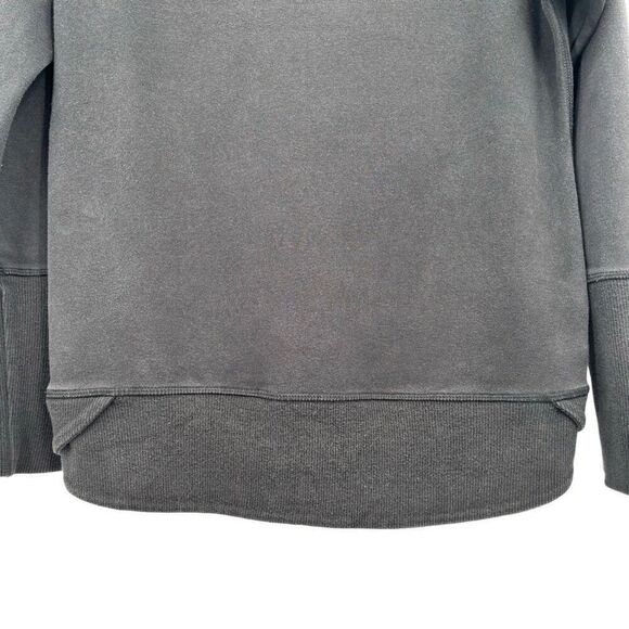 Lululemon Kick The Cold Funnel Neck Sweatshirt Black Size 6 - Picture 9 of 9